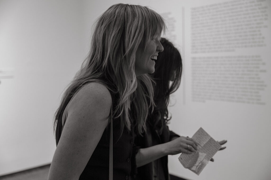 Couple walks through Frist Art Museum together