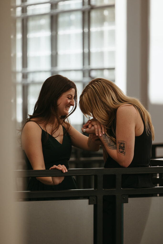 LGBTQIA+ proposal photos in downtown Nashville