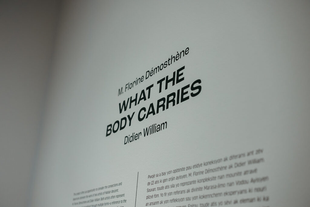 What the Body Carries by M. Florine Demosthene
